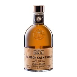 Grappa Luigi Francoli Cask Finish — Acabado en Barrica Botella Medium 50 cl Bourbon