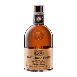 Grappa Luigi Francoli Porto Cask Finish — Acabado en Barrica Botella Medium 50 cl