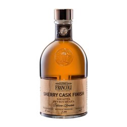 Grappa Luigi Francoli Sherry Cask Finish — Acabado en Barrica Botella Medium 50 cl