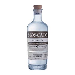 Grappa Marzadro Purezza Moscato Trocken — Seco Trentino 70 cl
