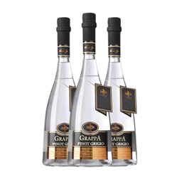 Grappa Zanin Regardin Pinot Gris 70 cl (Caja de 3 unidades)