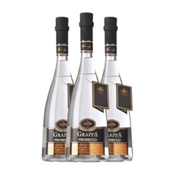 Grappa Zanin Regardin Prosecco 70 cl (Caja de 3 unidades)