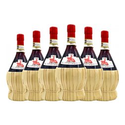 Grati. Fiasco Chianti 75 cl Vino Tinto (Caja de 6 unidades)