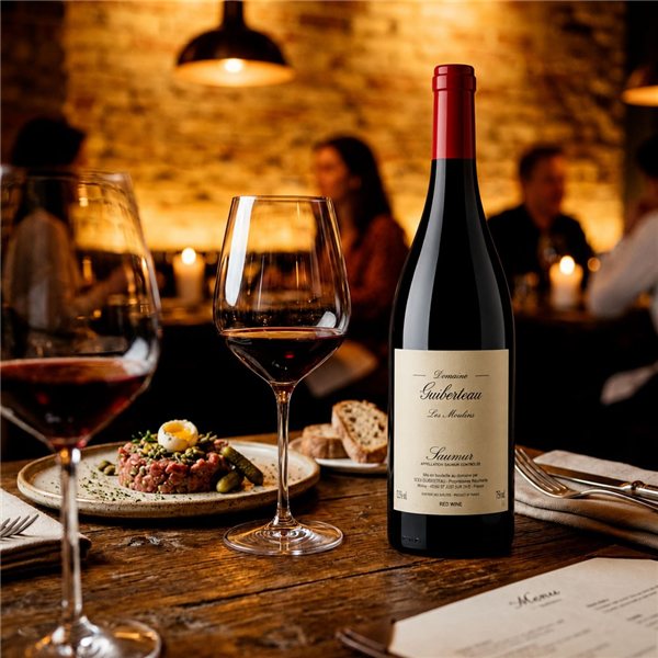 Guiberteau Saumur Rouge Moulins 2022-detalle