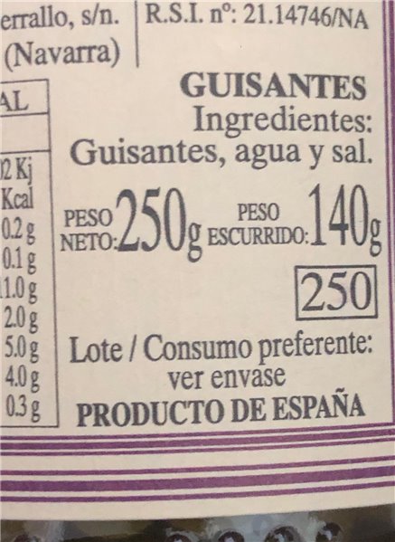 Guisantes: Deliciosos Guisantes de Primera en Conserva Artesanal - La Mejor Opción para Disfrutar de la Verdura Fresca Todo el Año-izquierda