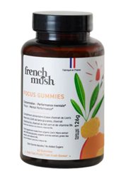 La traducción al francés de "Gummies melena de león French Mush" sería "Gommes de crinière de lion French Mush".