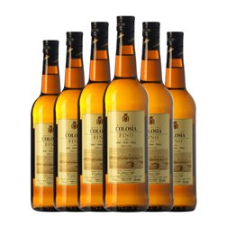 Gutiérrez Colosía Palomino Fino Jerez-Xérès-Sherry Fino Media Botella 37 cl Vino Generoso Fortificado (Caja de 6 unidades)