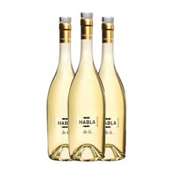 Habla De Ti Sauvignon Vino de la Tierra de Extremadura 75 cl Vino Blanco (Caja de 3 unidades)