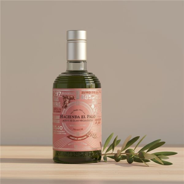 Hacienda el Palo Premium Arbequina 500ml-lateral