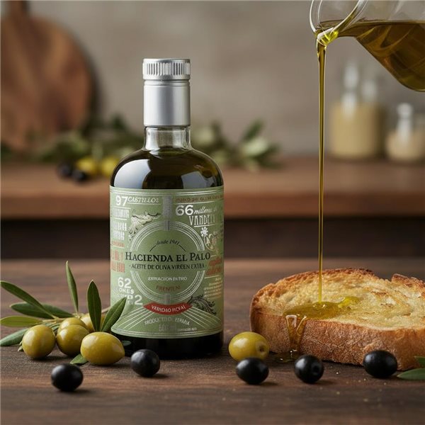 Hacienda el Palo Premium Picual 500ml-lateral