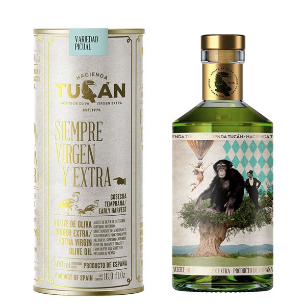 Hacienda Tucán Cosecha Temprana Picual 500ml-detalle
