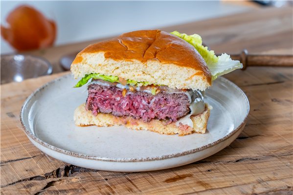 Hamburger maison de boeuf Angus pack de 15 unités.-trasera