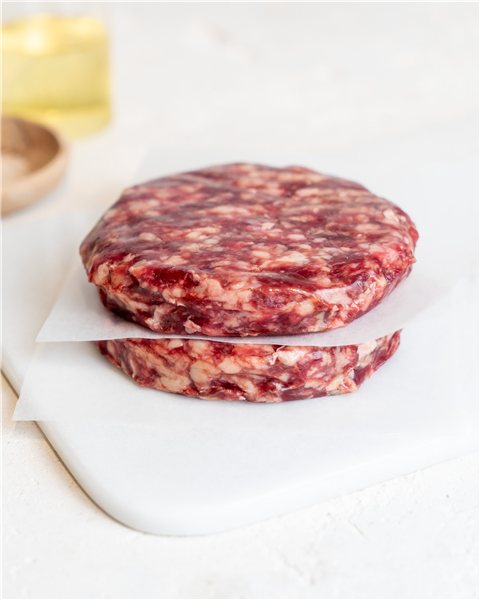 Hamburguesa con chuletón de vaca madurada-detalle