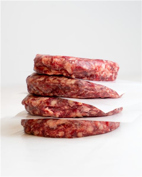 Hamburguesa con chuletón de vaca madurada-lateral