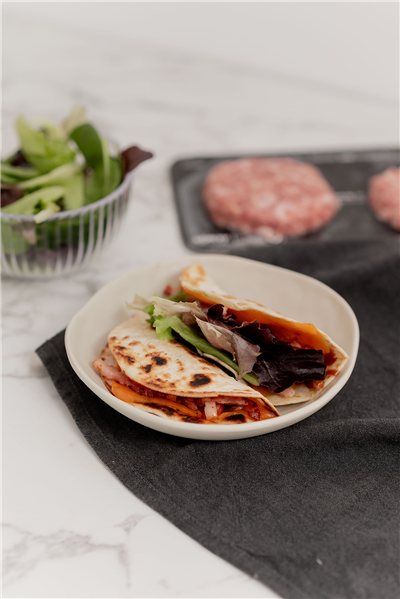 Hamburguesa con Jamón-trasera