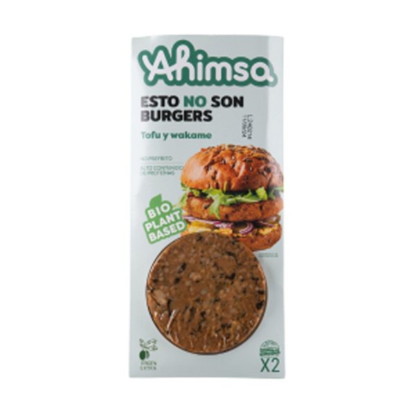Hamburguesa tofu y wakame (temperatura ambiente) Bio 160g AHIMSA-detalle