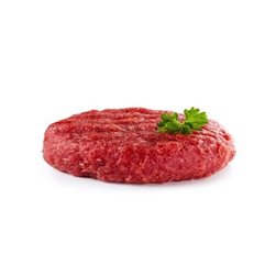 Hamburgers de bœuf, 2 unités, environ 260 g.