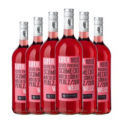 Hammel Trocken — Seco Pfälz Cuvée, Rosé — Rosado 1 L Vino Rosado (Caja de 6 unidades)