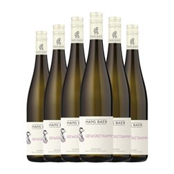 Hans Baer Gewürztraminer Rheinhessen 75 cl Vino Blanco (Caja de 6 unidades)