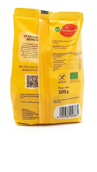 BIO VOLLKORNREISMEHL GLUTENFREI 500 G-detalle