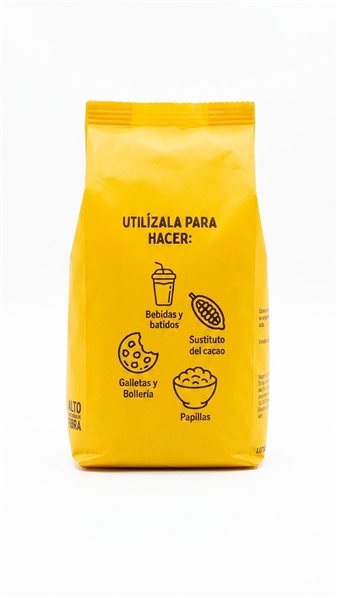 HARINA DE ALGARROBA SIN GLUTEN BIO 500 gr-lateral