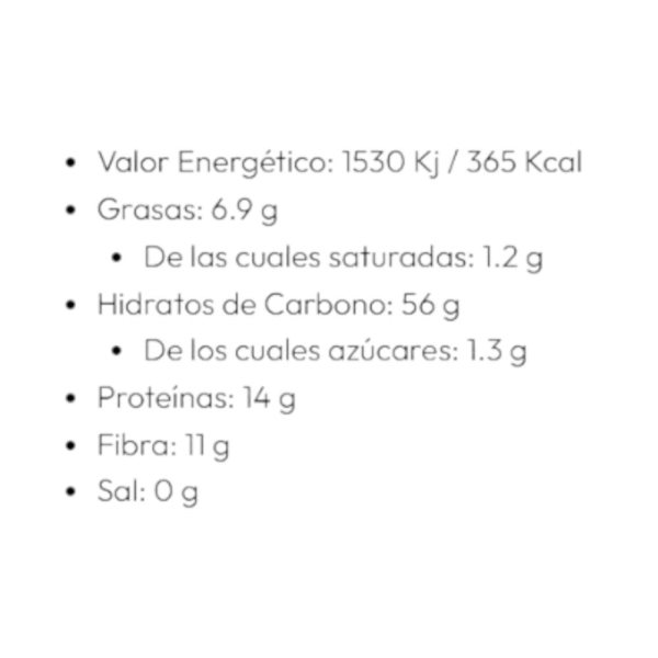 Farine d'avoine bio sans gluten 500 g-detalle