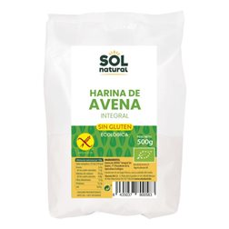 Harina de avena sin gluten BIO - Sol Natural