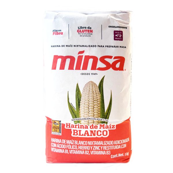 Farine de maïs blanc 1kg-detalle