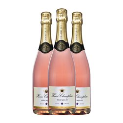 Henri Champliau Wild Miss 55 Gamay Dulce Bourgogne Rosé — Rosado, Ancestral 75 cl Espumoso Rosado (Caja de 3 unidades)
