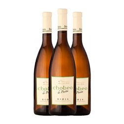Hermanos Peciña Chobeo Macabeo Seco Rioja 75 cl Vegano Vino Blanco (Caja de 3 unidades)