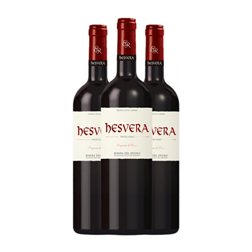Hesvera Tempranillo Seco Ribera del Duero Roble 75 cl Vino Tinto (Caja de 3 unidades)