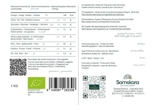 Hierba de Trigo en Polvo BIO - 500g-detalle