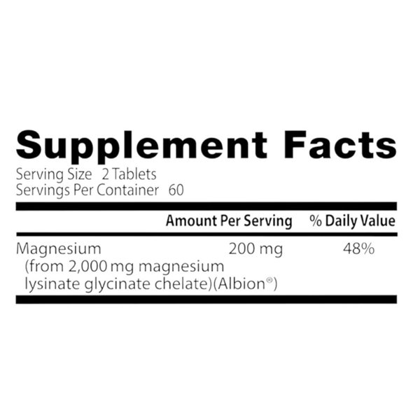 High Absorption Magnesium 200 Mg 120 Tab-detalle