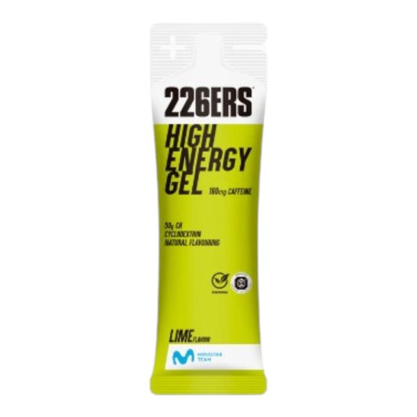 High Energy Gel Caffeine 76g-trasera