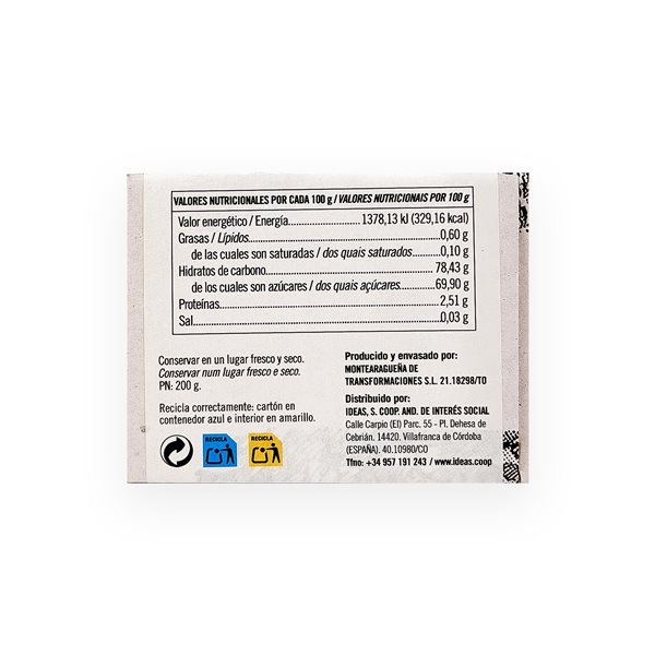 Dried figs Eathica. with organic rice 200 g-trasera