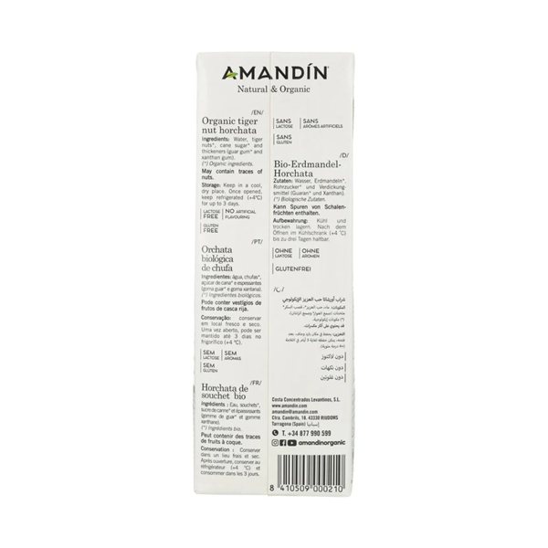 Bio-Chufagebäck 6x1 Liter Amandin-trasera