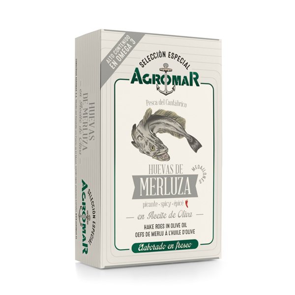 Huevas de merluza - medallones en Aceite de Oliva, Agromar-detalle