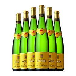 Hugel & Fils Gewürztraminer Alsace Classic — Clásico Media Botella 37 cl Vino Blanco (Caja de 6 unidades)