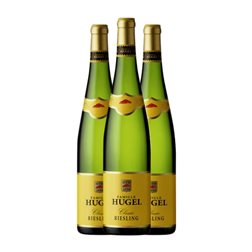 Hugel & Fils Riesling Alsace Classic — Clásico 75 cl Vino Blanco (Caja de 3 unidades)