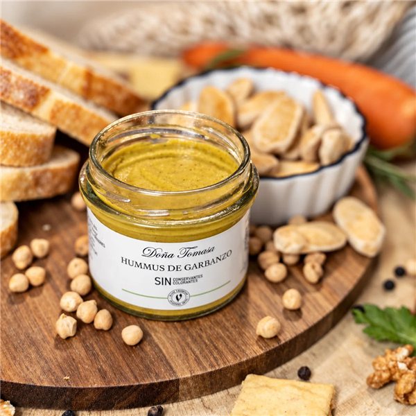 Hummus de garbanzos 100g-detalle