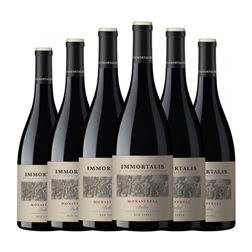 Immortalis Monastrell Bullas 75 cl Vino Tinto (Caja de 6 unidades)