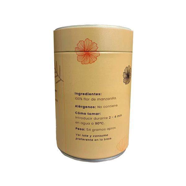 Infusión Manzanilla lata pirámide 45 uds-detalle