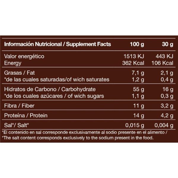 Instant Oatmeal 1 Kg-lateral