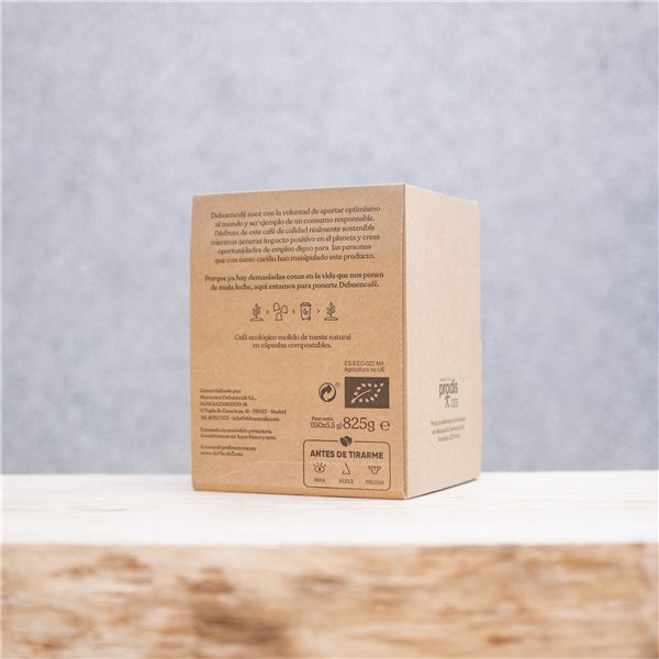 INTENSO | Cápsulas compostables | Compatibles con Nespresso® | 150 cápsulas de café sostenible-trasera