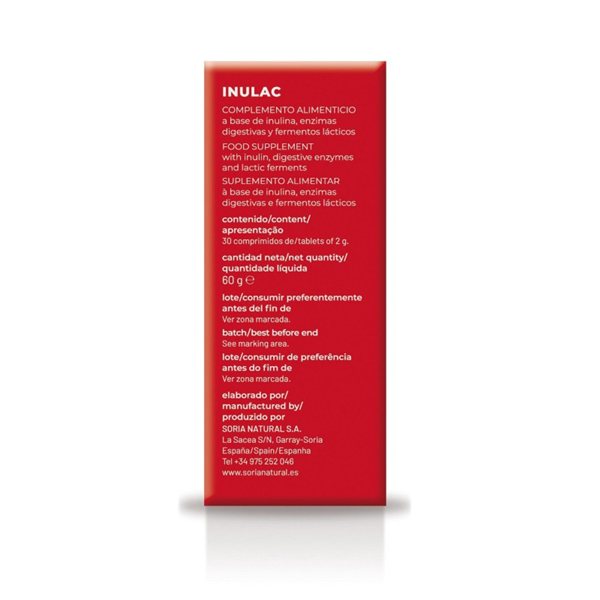 Inulac Tabletten 30 Stk Soria Natural-izquierda