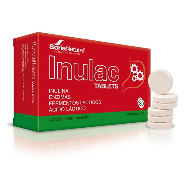 Inulac Tabletten 30 Stk Soria Natural-lateral