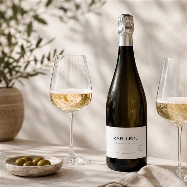 Izar Leku Hondarrabi Zuri Effervescent 2019-detalle
