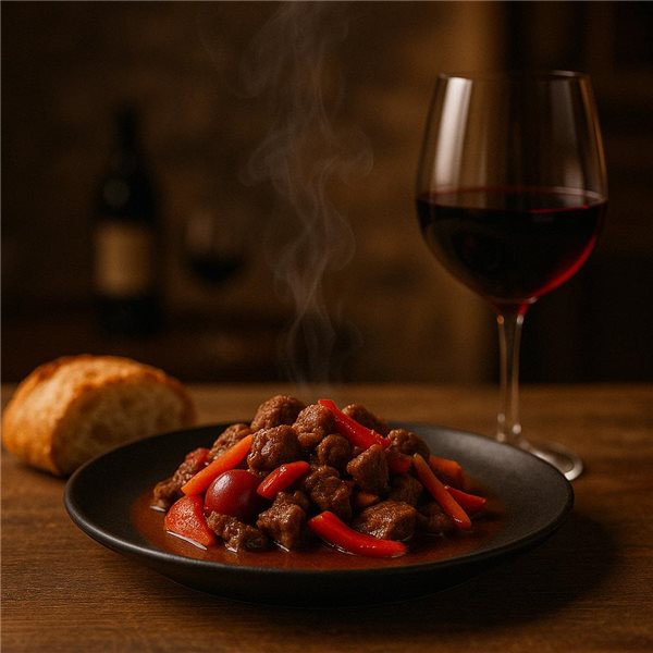 Jabalí al Oloroso con Frutas de Vendimia – Comida gourmet casera y duradera-trasera