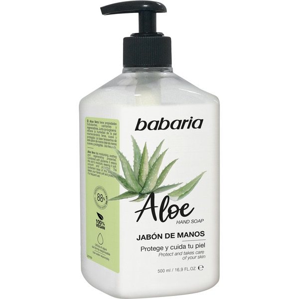 SAVON LIQUIDE POUR MAINS ALOE VERA BABARIA 500 ML-detalle