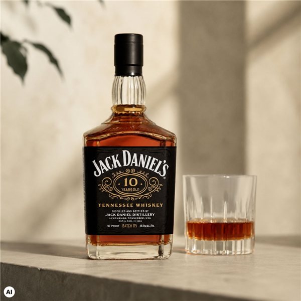 Jack Daniel's 10 Year Old Tennessee Whiskey-detalle